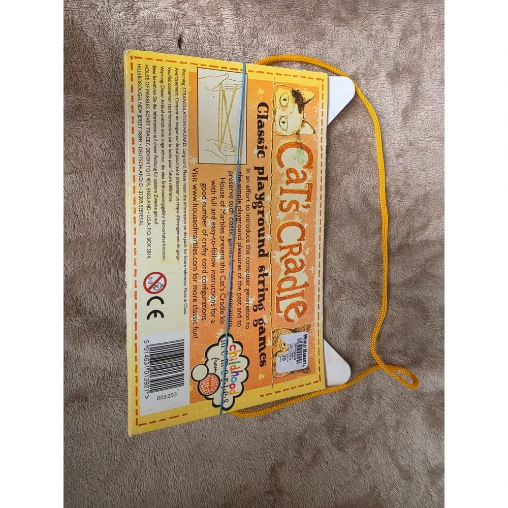 House of Marbles Cats Cradle Classic Playground String Games Retro Toy Kit